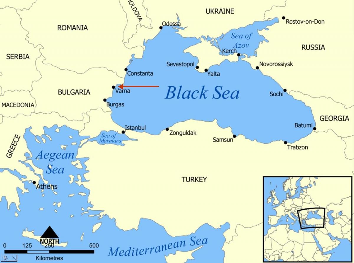 保加利亚的位置，在世界地图