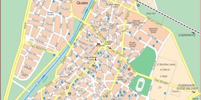 保加利亚的斯克地图