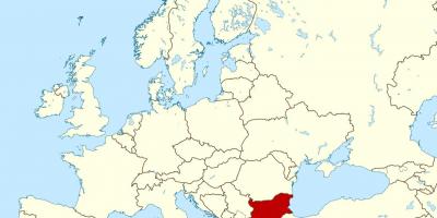 地图表示保加利亚