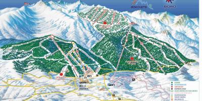 保加利亚滑雪地图
